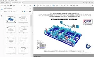 Farmet KOMPAKTOMAT K400NS PARTS MANUAL - PDF