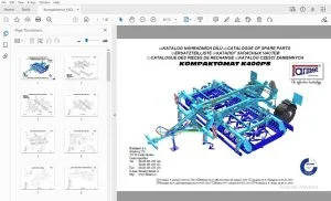 Farmet KOMPAKTOMAT K400PS PARTS MANUAL - PDF