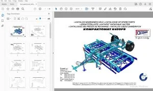 Farmet KOMPAKTOMAT K450PS PARTS MANUAL - PDF