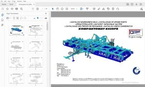 Farmet Kompaktomat K930PS Parts Manual - PDF