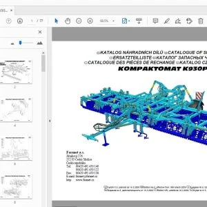 Farmet Kompaktomat K930PS Parts Manual - PDF