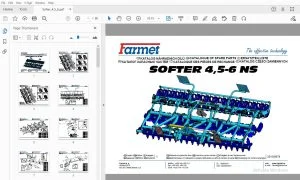 Farmet SOFTER 4,5-6 NS Parts Manual - PDF