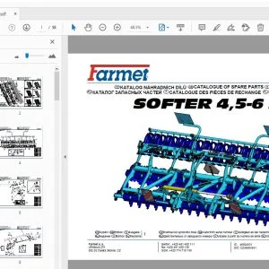 Farmet SOFTER 4,5-6 NS Parts Manual - PDF
