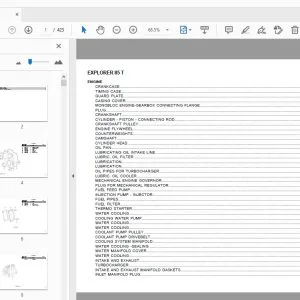 Farmtrac Explorer 85 T Parts Manual - PDF