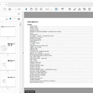 Farmtrac Explorer 95 T Parts Manual - PDF