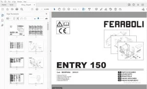 Feraboli Entry 150 Parts Manual - PDF