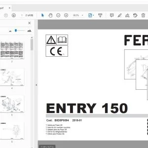 Feraboli Entry 150 Parts Manual - PDF