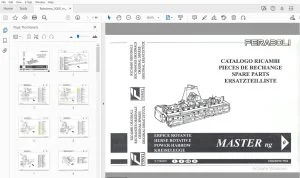 Feraboli Master ng POWER HARROW Parts Manual - PDF