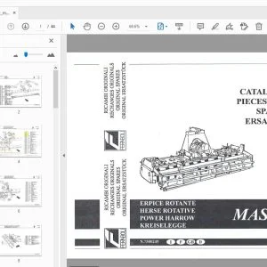 Feraboli Master ng POWER HARROW Parts Manual - PDF