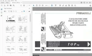 Feraboli TOP ng POWER HARROW PARTS MANUAL - PDF