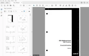 Fortschritt Ballenpressen 550 1996 02935182 Ersatzteilkatalog - PDF