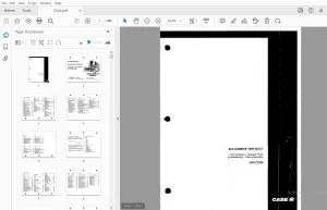 Fortschritt Case IH 524 Combine 1995 Build Parts Manual - PDF