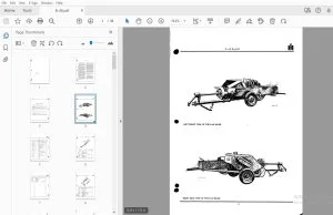 Fortschritt B-46 Pickup Baler Parts Manual - PDF