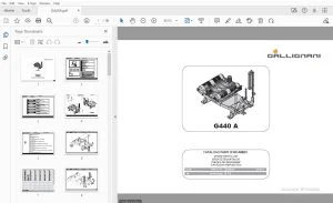 Gallignani G440 A Bale Wrapper Parts Manual - PDF