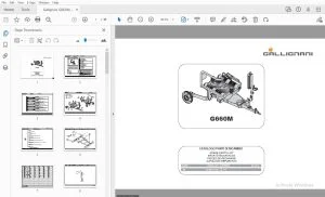 Gallignani G660M Bale Wrapper Parts Manual - PDF