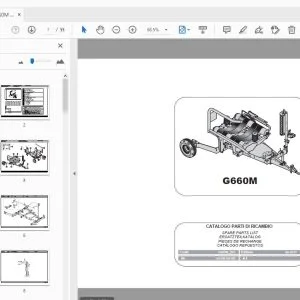 Gallignani G660M Bale Wrapper Parts Manual - PDF