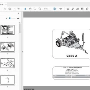 Gallignani G880 A Bale Wrapper Parts Manual - PDF
