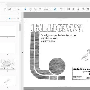 Gallignani G90 Bale Wrapper Parts Manual - PDF