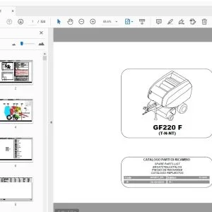 Gallignani GF220 F (T-N-NT) Parts Manual - PDF
