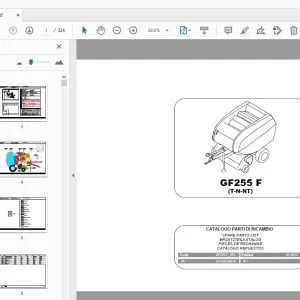 Gallignani GF255 F (T-N-NT) Parts Manual - PDF