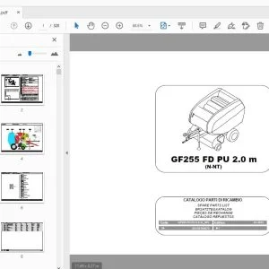 Gallignani GF255 FD PU 2.0 m (N-NT) Parts Manual - PDF