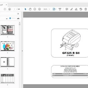 Gallignani GF325 R SII (T-N-NT) Parts Manual - PDF