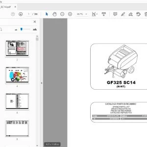 Gallignani GF325 SC14 (N-NT) Parts Manual - PDF