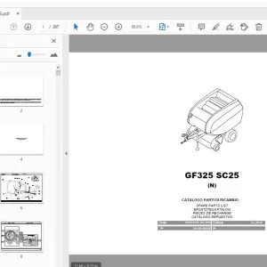 Gallignani GF325 SC25 (N) Parts Manual - PDF