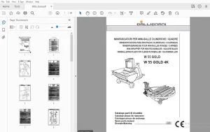 Gallignani W55 Gold-W55 Gold 4K MINI WRAPPER FOR MINI ROUNDBALES  SQUARE BALES PARTS MANUAL - PDF