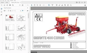 Gaspardo GIGANTE 400 CORSA Parts Manual G19530440 - PDF