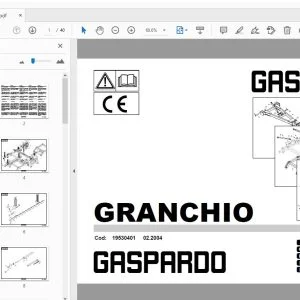 Gaspardo Granchio Parts Manual 19530401 - PDF