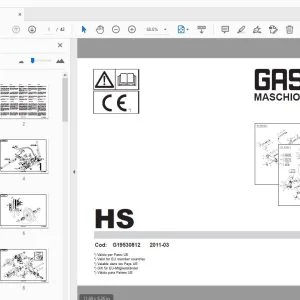 Gaspardo HS Parts Manual G19530812 - PDF
