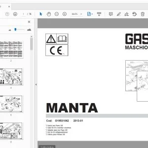 Gaspardo Manta Parts Manual G19531062 - PDF