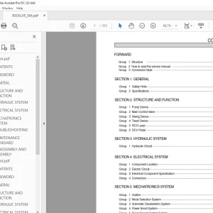 Hyundai Crawler Excavator R505lvs Service Manual 2024 - PDF DOWNLOAD