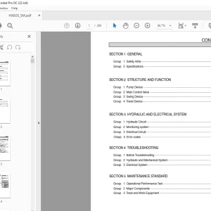 Hyundai HX60S Mini Excavator SERVICE MANUAL - PDF DOWNLOAD