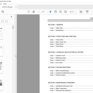 Hyundai HX75S Excavator SERVICE MANUAL - PDF DOWNLOAD