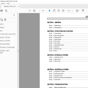 Hyundai R60WVS PRO wheel excavator SERVICE MANUAL - PDF DOWNLOAD