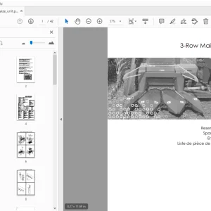 JF Stoll 3-Row Maize Unit Parts Manual - PDF DOWNLOAD