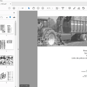 JF Stoll ES 1060 Forage Harvester Parts Manual - PDF