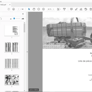 JF Stoll FCT 1460 Forage Harvester Parts Manual - PDF