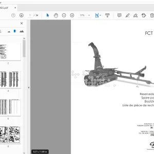 JF Stoll FCT 960 Forage Harvester Parts Manual - PDF