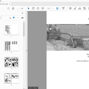 JF Stoll Forage Harvester GMS 280 Parts Manual 2012 - PDF