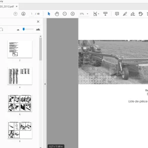 JF Stoll Forage Harvester GMS 320 Parts Manual 2012 - PDF