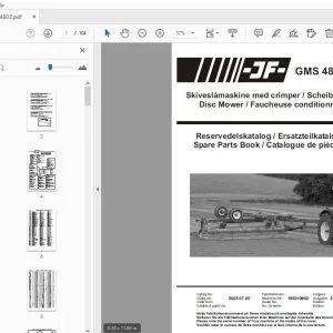 JF Stoll GMS 4802 Parts Manual - PDF