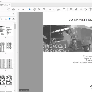 JF Stoll VM 10/12/14-1 B Multi Parts Manual - PDF