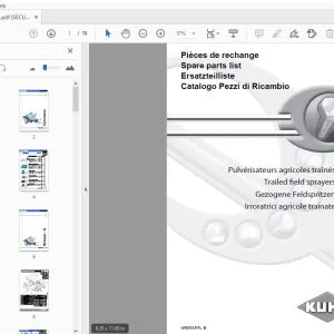 Kuhn Baltique Parts Manual - PDF