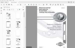 Kuhn TR4 Options Sprayers Parts Manual - PDF