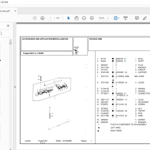 Landini Frutteti_6530V Parts Manual  - PDF DOWNLOAD