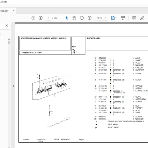 Landini Frutteti_7530F Parts Manual - PDF DOWNLOAD