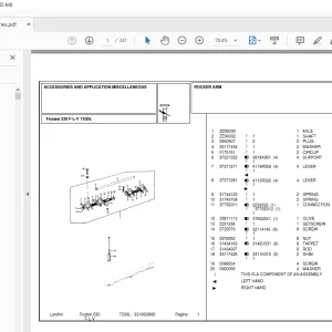 Landini Frutteti_7530L Parts Manual - PDF DOWNLOAD